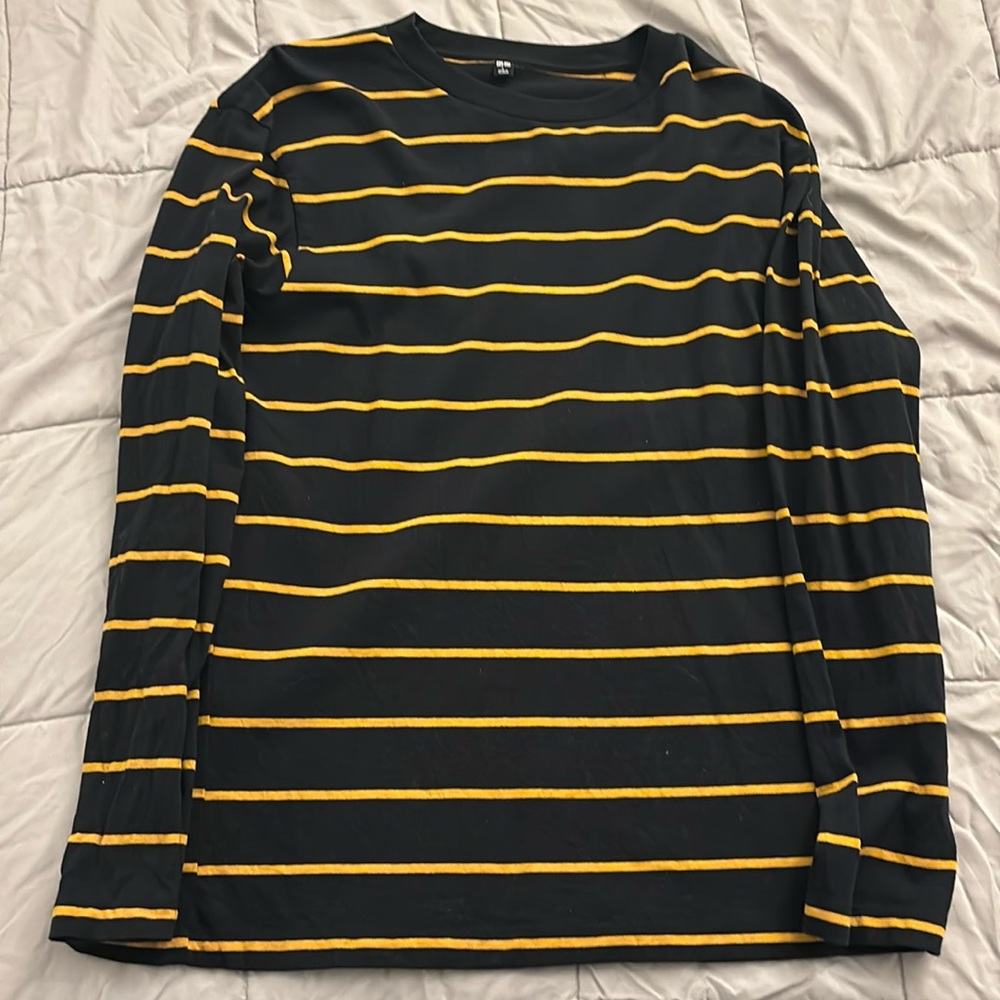 Uniqlo Striped Long Sleeve Shirt
